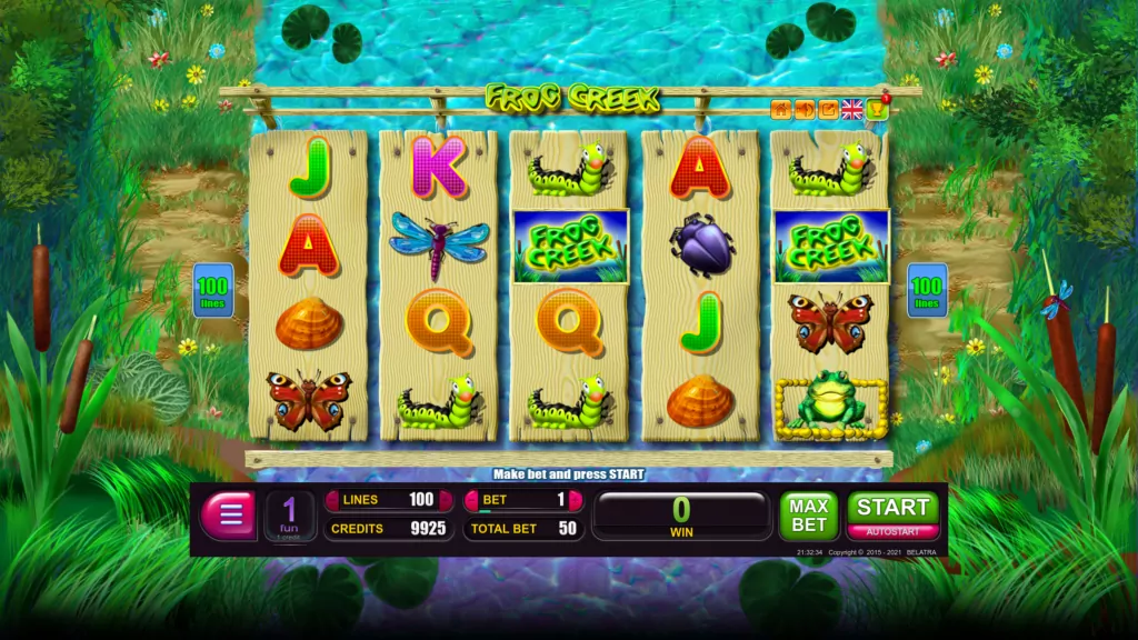 Gameplay di un gioco slot su Vstart bet