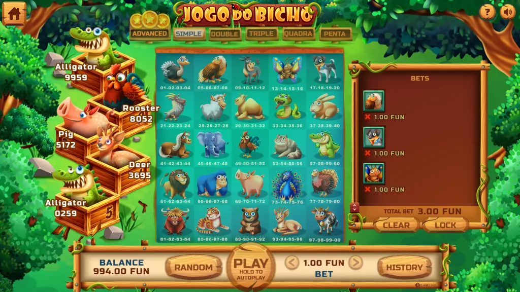 Play Jogo Do Bicho by BGaming - Casino Games on