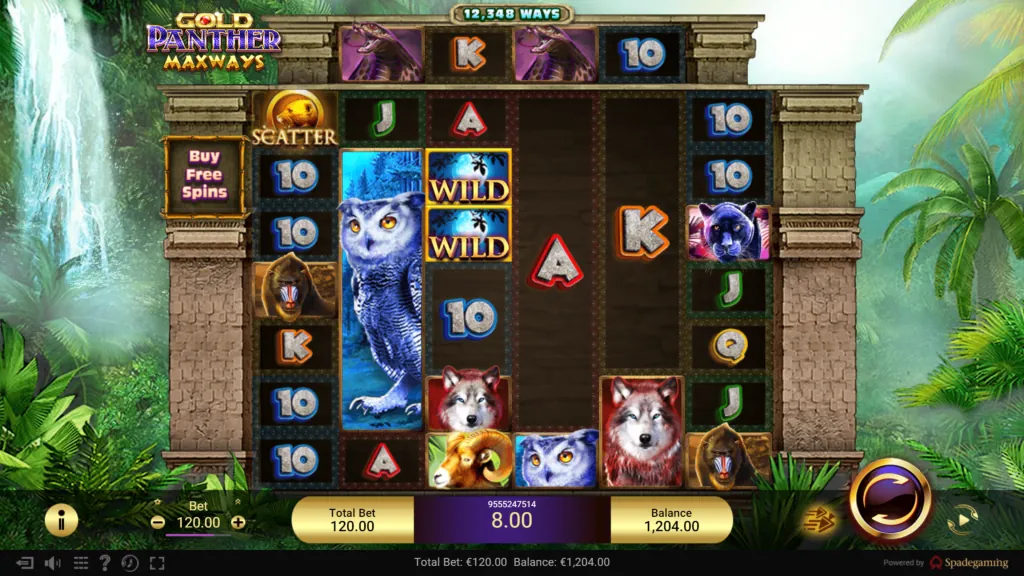 Play Gold Panther Maxways casino game by Spadegaming at Getwin 👑
